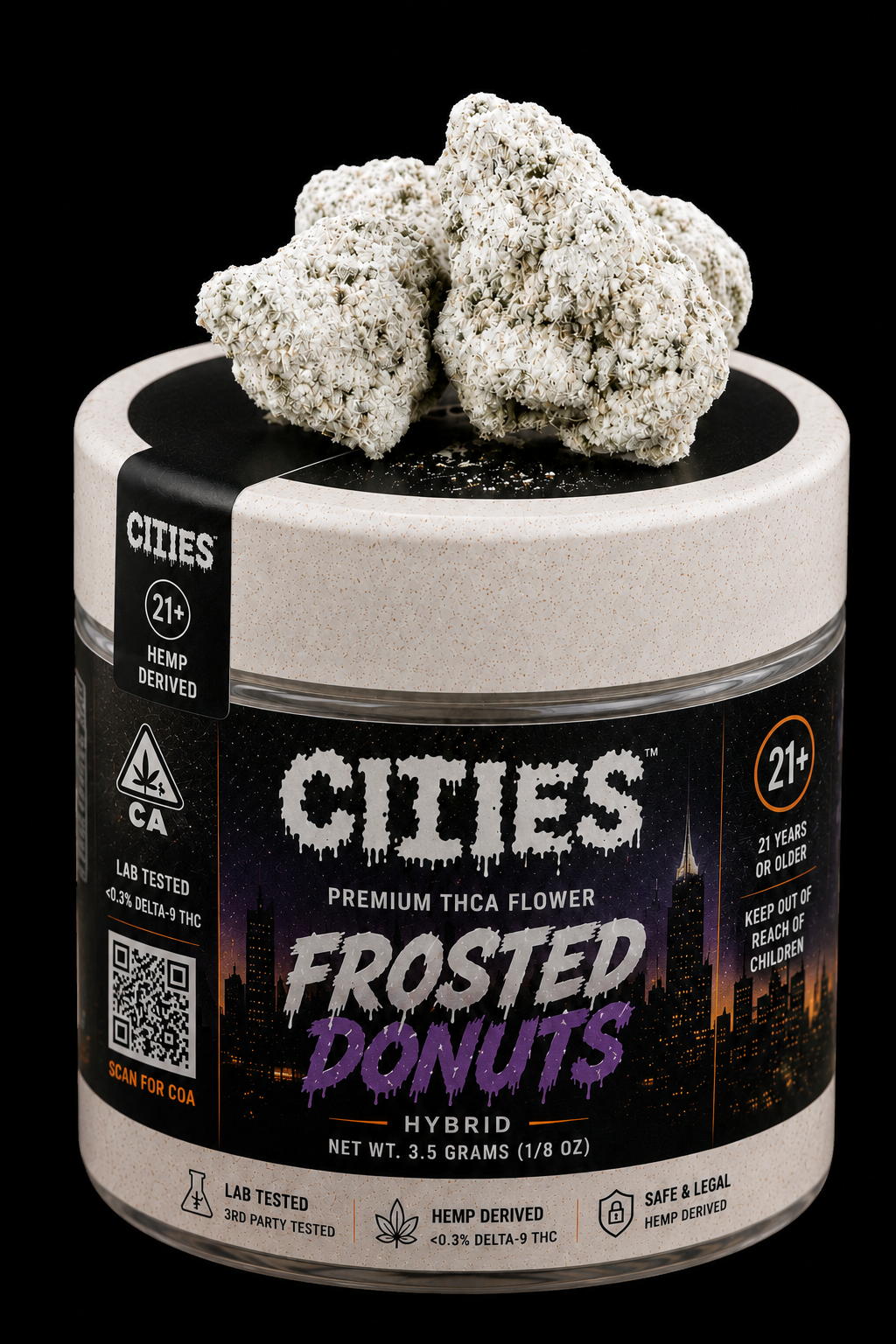 Premium THCa Frosted Doughnuts